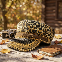 Chapeau de capitaine steampunk en strass à faible MOQ, chapeau de pirate avec logo personnalisé, idéal pour les séances photo de fiançailles et les fêtes de demande en mariage
