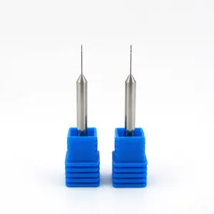 D0.4mm CNC-Schneckel-Schnecktools Massiv-Wolfram-Harbdrohre einholz gerader Schaft Drehungsschneckel-Schneckel-Schneckel-Schneckel-Alloy-Schneckelbohrer