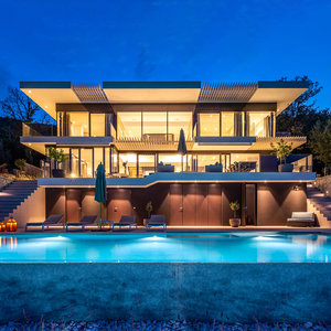 Villa préfabriquée moderne de luxe LGS System, 2 à 4 chambres, toit plat, maison en acier léger, résistante aux ouragans, garantie 5 ans - Product Image 2