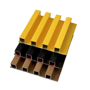 Panneau mural WPC de qualité supérieure, durable, anti-pourriture, luxueux, moderne, écologique, cannelé, pour la maison et les bâtiments commerciaux - Product Image 2