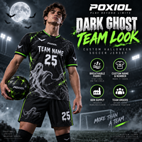 Maillot de football personnalisé pour Halloween, sublimation, nom et numéro d'équipe pour matchs, événements sportifs, OEM, vente en gros