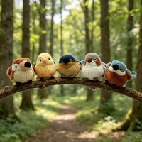 Gantungan Kunci Burung Boneka Plush 10cm Ukuran Sempurna Langsung dari Pabrik Mainan Murah Boneka Plush Gantungan Kunci Produsen Mainan Plush