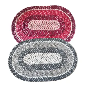 High quality rope Braided Rug for living home