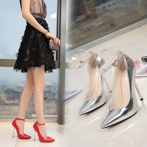 Escarpins à talons aiguilles pour femmes, chaussures d'été Sexy, à bout <span class=keywords><strong>pointu</strong></span>, sandales minces et hauts de 13cm, pour dames, nouvelle collection 2022 - Product Image 3