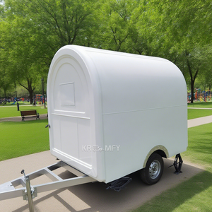 Carrito de Helados Personalizado, Remolque Móvil para Hot Dogs, Remolque de Comida con Barra de Lámina Galvanizada, Remolques de Comida con Cocina Totalmente Equipada - Product Image 3