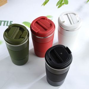 Portable Double-Layer Insulated 304 Stainless Steel American Coffee Cup Easy to Use Business Gift Tumbler - Product Image 3
