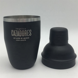 Shaker à cocktails en acier inoxydable pour barman, 8 oz/24 oz, pour rhum, <span class=keywords><strong>martini</strong></span>, <span class=keywords><strong>vodka</strong></span>, finition métallisée brillante, avec couleur et logo personnalisés - Product Image 4