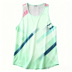 Débardeur de course unisexe personnalisé, multicolore, respirant, léger, à séchage rapide, sans coutures, pour entraînement et marathon - Product Image 3