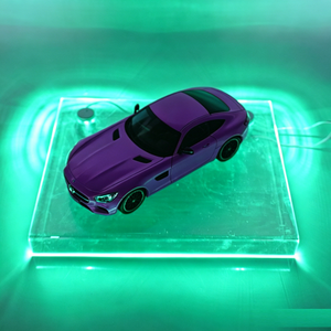 Plateforme d'affichage LED en acrylique transparent de qualité supérieure pour modèles de voitures miniatures - Product Image 4