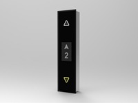 Écran tactile intelligent en verre trempé pour ascenseur Panneau en verre trempé Panneau en verre trempé pour écran de boutons d'ascenseur Panneau en verre
