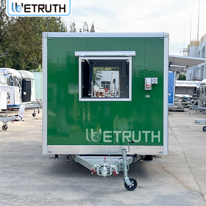 Tùy chỉnh nhôm sợi thủy tinh thép không gỉ dịch vụ thực phẩm Trailer cho bánh cà phê Ice Cream Snack kẹo Đồ Uống Thanh - Product Image 4