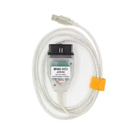 Pour TOYOTA TIS Mini vci FTDI FT232RL puce J2534 OBD2 câble de Diagnostic de voiture Techstream V18.00.008 MINI VCI