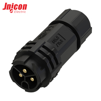 Connecteur M19 9 broches surmoulé IP67 étanche mâle-femelle pour système d'énergie solaire et câblage industriel (sans câble)