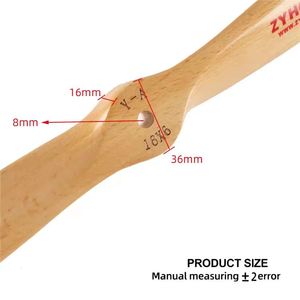 ใบพัดไม้บีชแท้ SAIL สำหรับเครื่องยนต์ DLE รุ่น 28x10 30x10 30x12 สำหรับเครื่องบินบังคับวิทยุแบบใช้น้ำมัน รุ่น DLE111 DLE120 DLE170 ผลิตจากแม่พิมพ์ส่วนตัว - Product Image 6