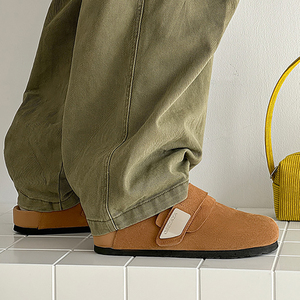 Deran Nouvelles Chaussures Douces à <span class=keywords><strong>Talon</strong></span> en <span class=keywords><strong>Bois</strong></span> Toutes Saisons, Sabots, Chaussons, Mules, Plates, Escarpins, Chaussures Homme et <span class=keywords><strong>Femme</strong></span> Classiques Unisexe - Product Image 3