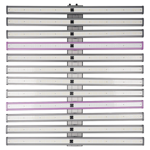 ไฟปลูกต้นไม้ LED 1060W สเปกตรัมเต็ม UV IR พับได้ ปรับความสว่างได้ สำหรับปลูกพืชเชิงพาณิชย์ ระบบไฮโดรโปนิกส์ ฟาร์มแนวตั้ง ปลูกผักสลัด ปลูกดอกไม้ - Product Image 6