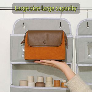 Cross-border Door Storage Hanging Bag Large Capacity Multi-layer Nonwoven Fabric Toy Sundries Storage Bag Student Dormitory - Product Image 3