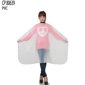 Capa colorida para peluquería, delantal impermeable <span class=keywords><strong>de</strong></span> Pvc, paño <span class=keywords><strong>de</strong></span> peluquero, tinte para el <span class=keywords><strong>pelo</strong></span>, <span class=keywords><strong>2021</strong></span> - Product Image 4