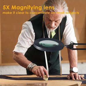 <span class=keywords><strong>Lampe</strong></span> de table spécifique au salon LED <span class=keywords><strong>Loupe</strong></span> réglable pour <span class=keywords><strong>manucure</strong></span>, tatouage des sourcils et extensions de cils - Product Image 6