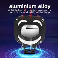Feux de route à LED pour moto avec lentille Angel Eye, feux de conduite, feux de travail, feux antibrouillard, ampoule DRL pour voiture, camion, SUV ATY