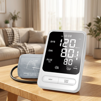Tensiomètre intelligent portable automatique à écran LCD pour le bras supérieur, dispositif médical de haute précision pour usage domestique et hospitalier