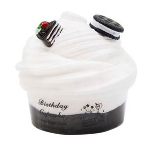 Trending Educational Unisex Non Toxic Plastic Clay Slime Kit Anti Stress DIY Birthday <b>Cupcake</b> Fluffy Color Sprinkles Playdough - Product Image 1