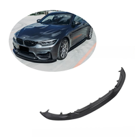 Lame avant en fibre de carbone sèche style GT4 pour BMW M3 F80 M4 F82, séparateur de pare-chocs avant, accessoires de tuning automobile