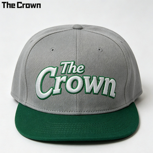 Custom Logo Cotton 6 Panel <b>Flat</b> Brim Cap Wholesale Bulk Two Tone 3D Embroidery <b>Hat</b> Manufacturer - Product Image 2