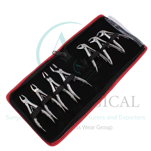 Lot de 10 pinces d'extraction dentaire chirurgicales en acier inoxydable certifiées CE de haute qualité pour consommables d'extraction dentaire - Product Image 3