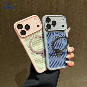 Coques magnétiques givrées pour <span class=keywords><strong>iPhone</strong></span> 14, coque de protection antichoc avec support pour <span class=keywords><strong>iPhone</strong></span> 16 <span class=keywords><strong>Pro</strong></span> - Product Image 4
