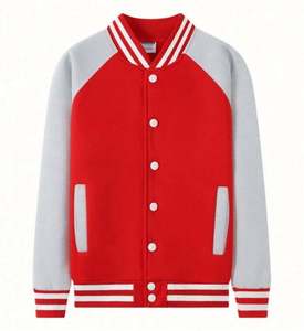 Gran oferta OEM bordado personalizado cuello en V Spandex transpirable arte popular uso promocional chaquetas de béisbol hombres sudaderas con capucha sudaderas - Product Image 5