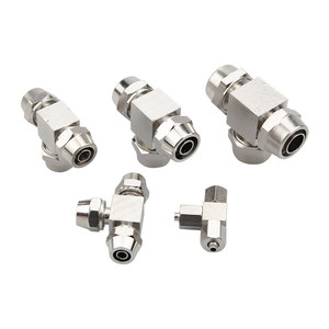 ข้อต่อลิ่ยวนแบบลมชนิดที  ทองแดง ขนาด 4 6 8 10 12 มม.  แบบแรงดันสูง - Product Image 2