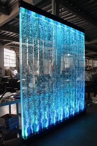 Sàn đứng Acrylic bong bóng tường phòng Màn hình Divider với đèn LED trang trí trong nhà Acrylic Nước bong bóng Bảng điều chỉnh tường - Product Image 3