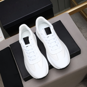 Chaussures décontractées de luxe de créateur avec fonction antidérapante, doublure en cuir véritable, chaussures de sport de course, chaussures de marche à lacets tendance - Product Image 6