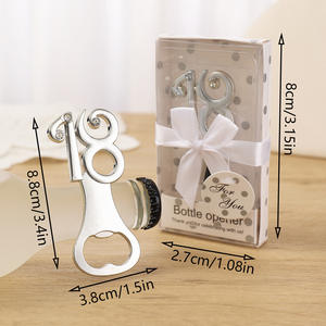 Abrebotellas creativos para recuerdo de fiesta de cumpleaños 18 o regalos de fiesta de <span class=keywords><strong>aniversario</strong></span> de <span class=keywords><strong>boda</strong></span> 18 Regalos de fiesta de cumpleaños 18 Recuerdos - Product Image 3