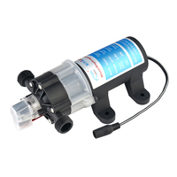 Pompa Diafragma Self Priming XTL 12V 60W untuk Pemurni Air, Camper, Kapal, RV, Dapur, Kamar Mandi, Sistem Air Panas Gas, Pompa Booster