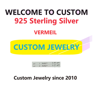 Pendientes Largos Personalizados de Plata de Ley 925 con Circonitas Cúbicas, Baño de Oro Vermeil, Bajo MOQ, Fábrica Panyu - Product Image 4