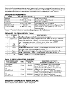 Ds1620s + T & R kỹ thuật số cảm biến nhiệt độ nhiệt IC 8-soic giao diện nối tiếp - Product Image 3