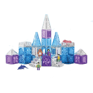 Blocs de Construction de Qualité à Bon Prix en Usine, 20 Ans, Carreaux Magnétiques Forts, Style Château de Neige, Grandes Pièces - Product Image 4