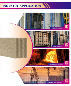 Panneau isolant ignifuge en <span class=keywords><strong>vermiculite</strong></span> 12 mm 20 mm, dalle réfractaire légère 1200°C pour doublure de porte de four - Product Image 3