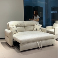 Canapé-lit moderne pliable convertible en velours confortable fauteuil pliable chambre à coucher salon vente en gros lit de jour trois places