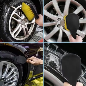 Logo personnalisable multi-qualité PP <span class=keywords><strong>Duster</strong></span> <span class=keywords><strong>jante</strong></span> pneu Auto détaillant brosses de nettoyage outils de lavage de voiture garantie de qualité - Product Image 5