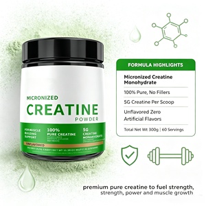 Creatina Monoidrato Micronizzata in Polvere a Marchio Privato, 5g per Porzione, 300g, Pura e Senza Aromi per la Forza Muscolare - Product Image 3