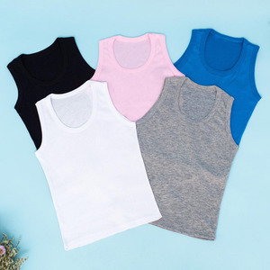 Quality Wholesale OEM Supplier Girl Boy Plain Clothes Custom Summer <strong>Newborn</strong> Cotton Baby <strong>Vest</strong> <strong>for</strong> Baby - Product Image 1