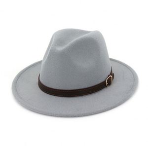 Chapeau Fedora Vintage X3025 Unisexe en Laine avec Décoration Corde et Boucle de Ceinture – Chapeau Formel pour Femme - Product Image 4