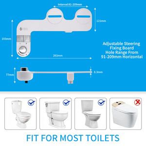 Современная Супер тонкая насадка для биде для туалета - Product Image 6