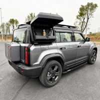 Kit Combo 3-en-1 : Plateforme de Toit, Échelle d'Accès Latérale, Boîte de Rangement Latérale ABS – Accessoires Tout-Terrain pour Véhicules Électriques (EV) Chery ICAR 03 et Jaecoo J6