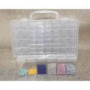 Diamond Painting Tools Accessories Storage Box Beads Container Diamond Embroidery Stone Mosaic Convenience Box