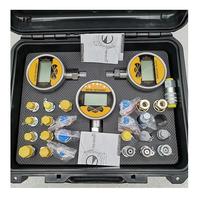 Universal Digital Pressure Gauge Measuring Instruments Testing Tool Digital Hydraulic Pressure Gauge Test Kit