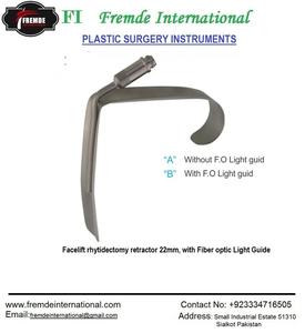 Écarteur de rehaussement de poitrine FERREIRA, avec GUIDE de lumière à FIBER optique, largeur de lame 25X171 MM 130 MM, longueur de manche - Product Image 5